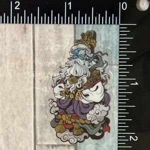 🌀10/$10🌀 Translucent Japanese Tattoo Art Reusable Waterproof Vinyl Sticker Dec